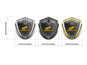 Honda 3D Emblem Abzeichen Pro Design Aus Edelstahl 3D